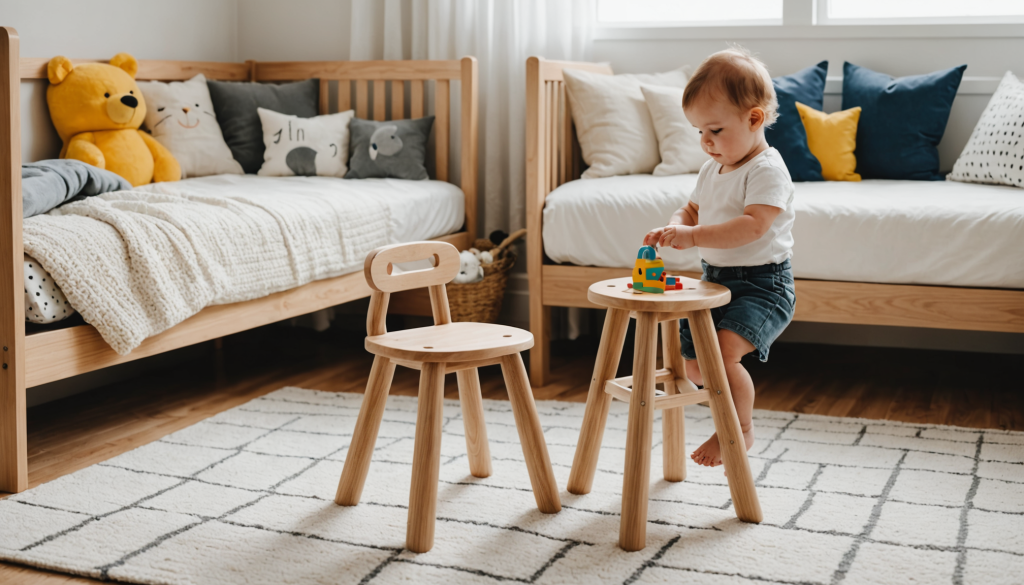découvrez l’utilité du marche-pied bébé pikler : à quel âge l’utiliser, ses bénéfices pour l’autonomie de l’enfant, et tous nos conseils sécurité pour un apprentissage en toute confiance.