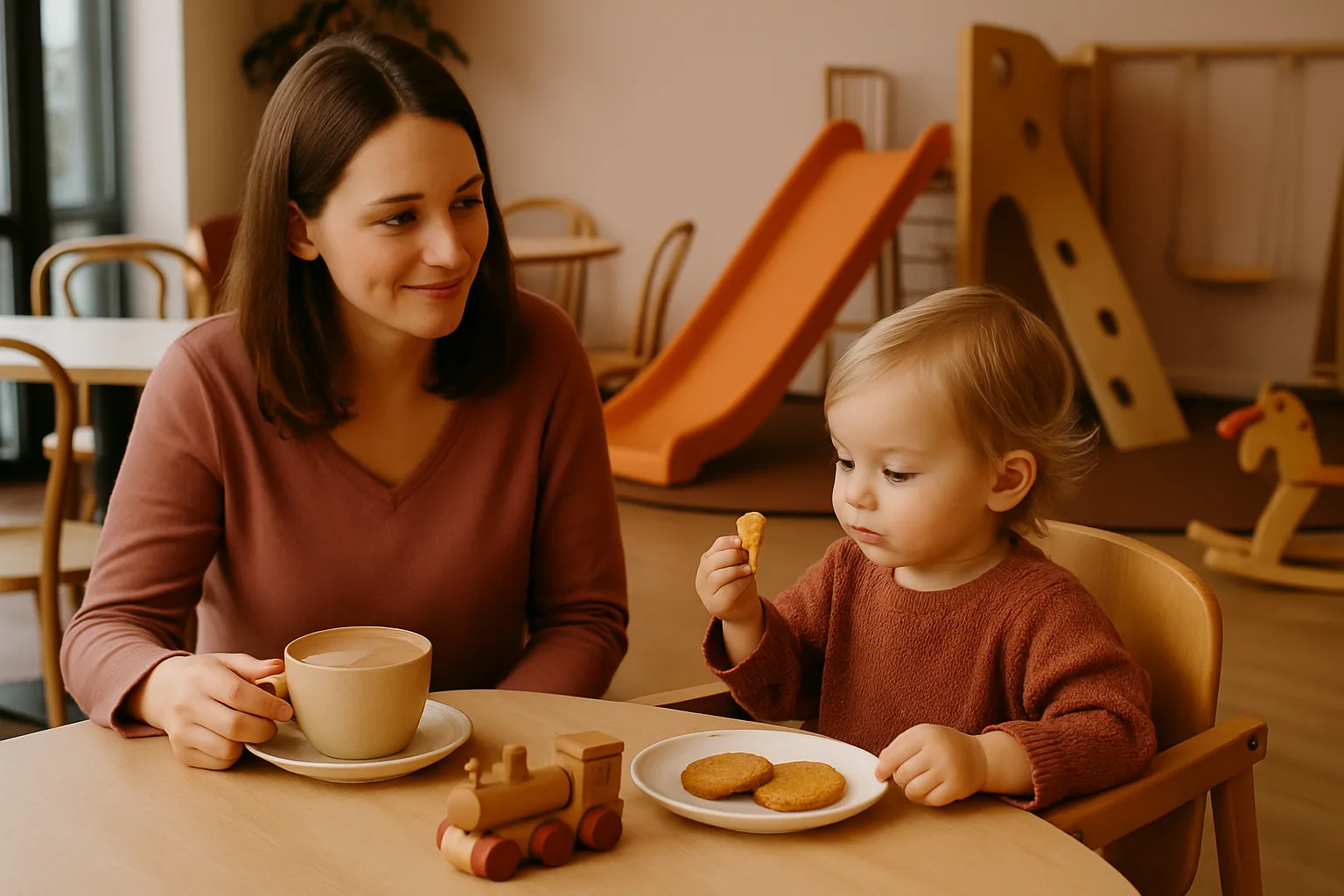 Cafés kids-friendly et aires de jeu