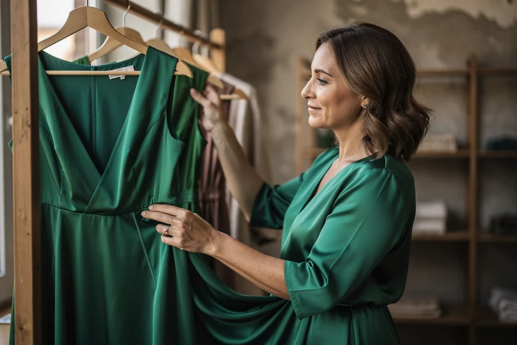 Comment choisir sa robe vert émeraude selon sa carnation