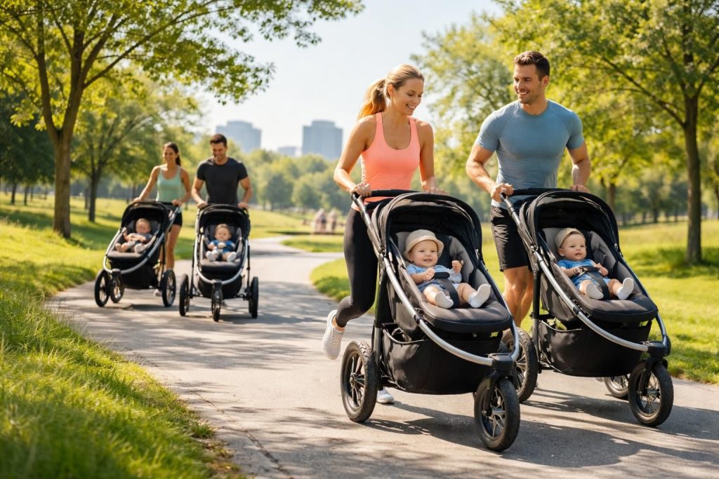 découvrez les poussettes jogging bugaboo runner, spécialement conçues pour les bébés actifs et les parents sportifs. alliez confort, sécurité et performance lors de vos sorties en plein air.