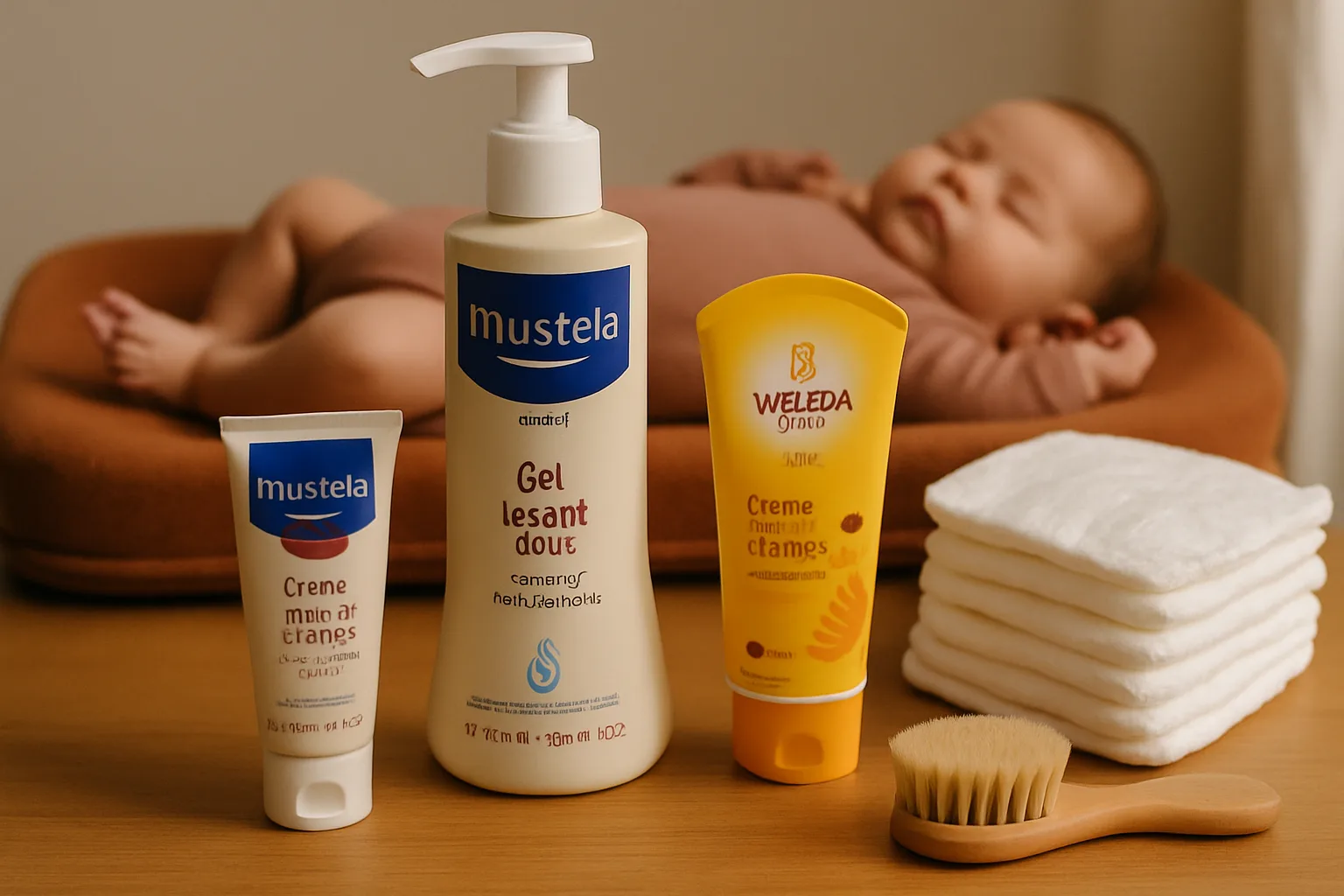 Budget bébé beauté avec produits Mustela et Weleda pour prendre soin sans gaspiller votre argent