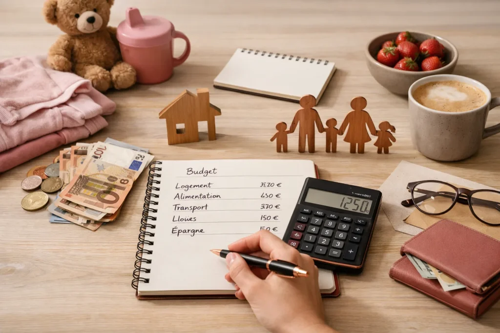 Exemple de budget pour une famille de 4 personnes : notre modèle