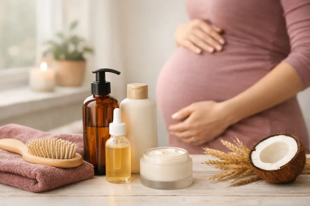 Soin des cheveux pendant la grossesse : quels produits privilégier