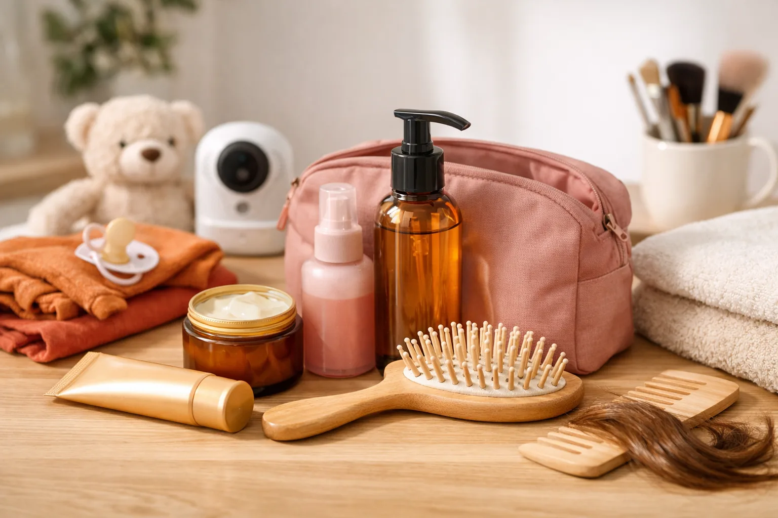 Kit soin cheveux femme : la routine capillaire de la maman pressée