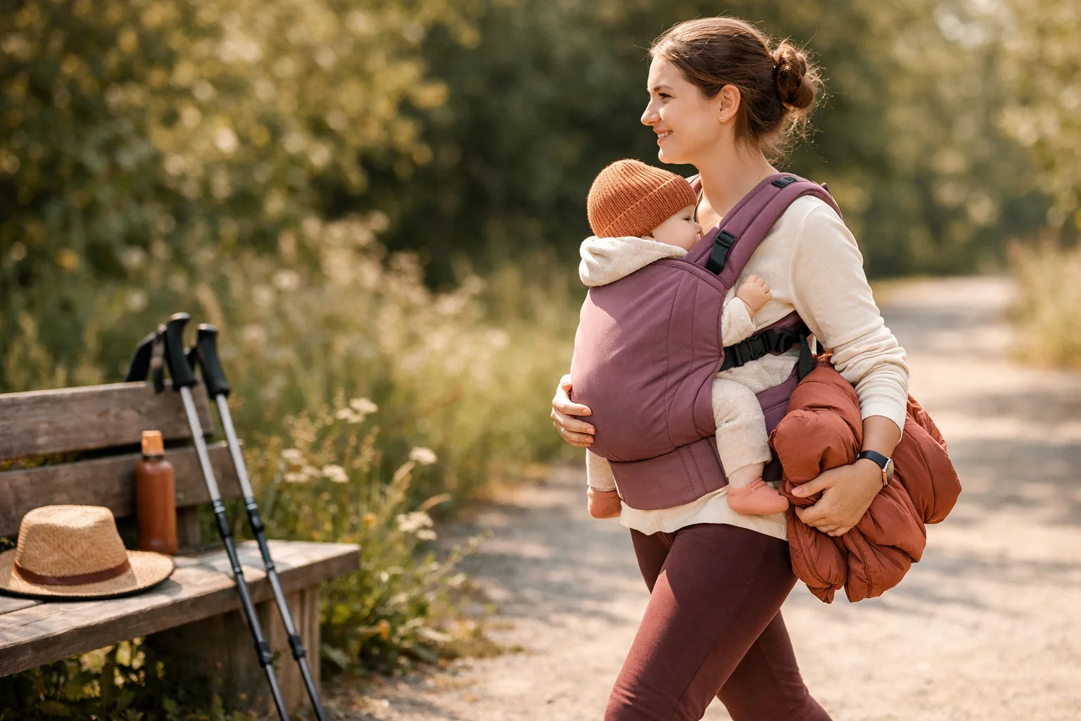 Marche active et portage : bouger en douceur avec bébé au quotidien